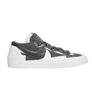 Nike Sacai Blazer Low Iron Grey Size 6 DD1877-002 White NEW 2021